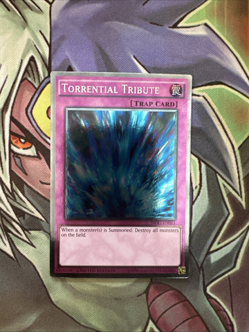 NKRT-EN043 Torrential Tribute Platinum Rare Limited Edition NM Yugioh Card