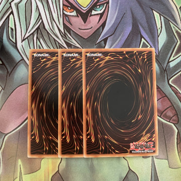 LED3-EN025 x3 Blackwing - Auster the South Wind Rare Excellent Condition Yugioh (back)