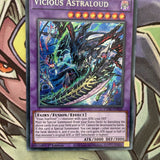 CYAC-EN036 Vicious Astraloud Secret Rare 1st Edition NM Yugioh Card
