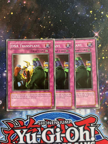 IOC-108 x3 DNA Transplant Common Playset Yugioh