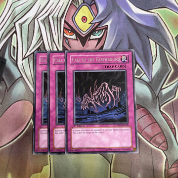 PTDN-EN096 x3 Call of the Earthbound Rare Excellent Condition Yugioh