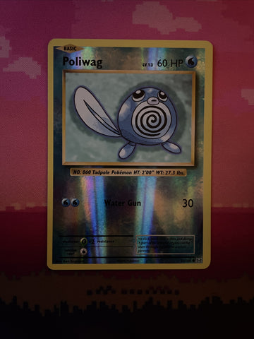 Pokemon Card Poliwag Evolutions Reverse Holo 23/108 Near Mint