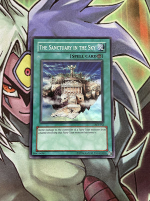 AST-042 The Sanctuary In The Sky Super Rare UNL Edition NM Yugioh Card