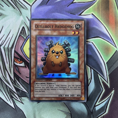 DPCT-ENY02 Quillbolt Hedgehog Super Rare Limited Edition NM Yugioh Card