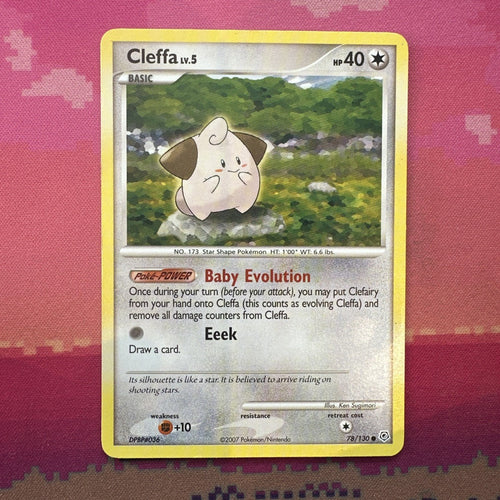 Pokemon Card Cleffa Diamond & Pearl Common 78/130 Near Mint
