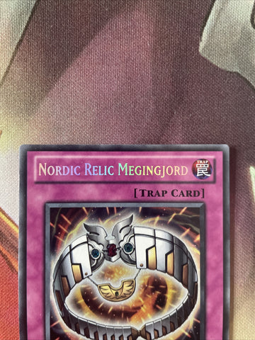 STOR-EN088 Yugioh! - Nordic Relic Megingjord - Secret Rare - NM/Mint (back)