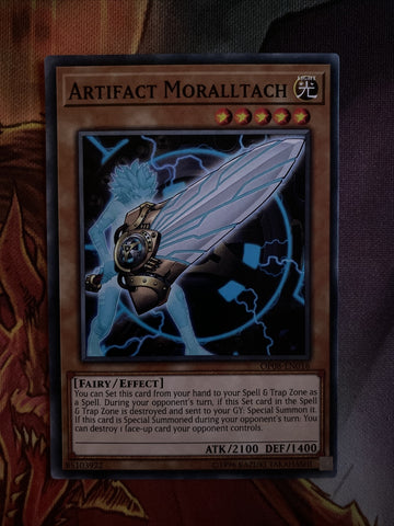 OP08-EN016 Artifact Moralltach Common Unlimited Edition NM Yugioh Card