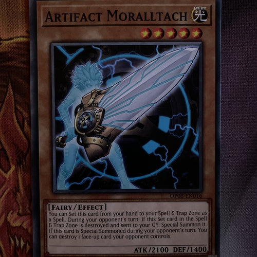 OP08-EN016 Artifact Moralltach Common Unlimited Edition NM Yugioh Card