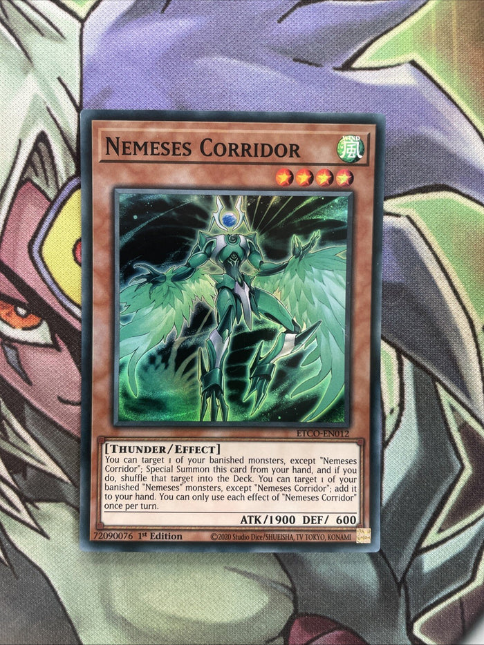 ETCO-EN012 Nemeses Corridor Super Rare 1st Edition NM Yugioh Card
