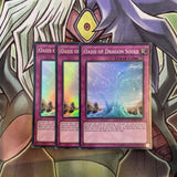 OP03-EN013 Oasis Of Dragon Souls Super Rare x3 Excellent Condition Yugioh