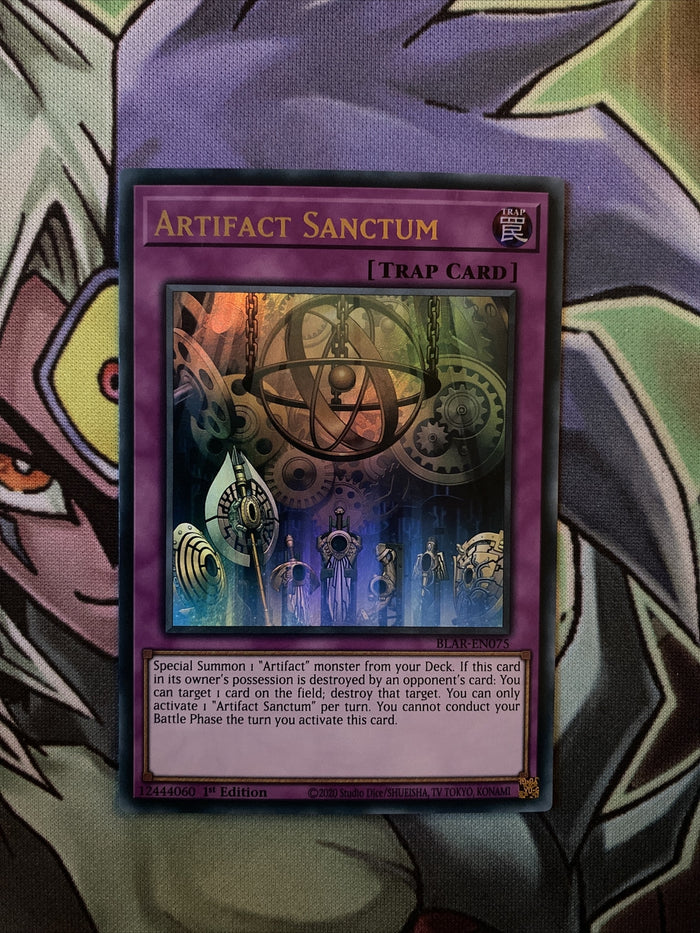 BLAR-EN075 Artifact Sanctum Ultra Rare 1st Edition NM Yugioh Card