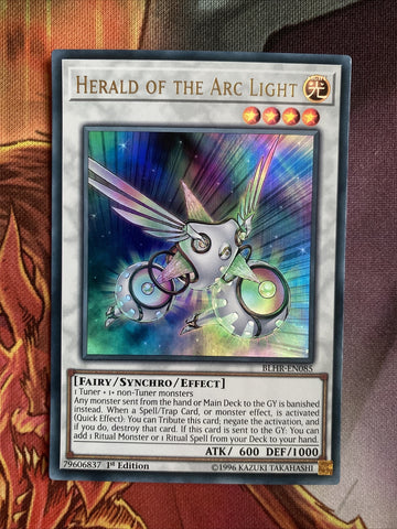 BLHR-EN085 Herald Of The Arc Light Ultra Rare 1st Edition NM Yugioh Card