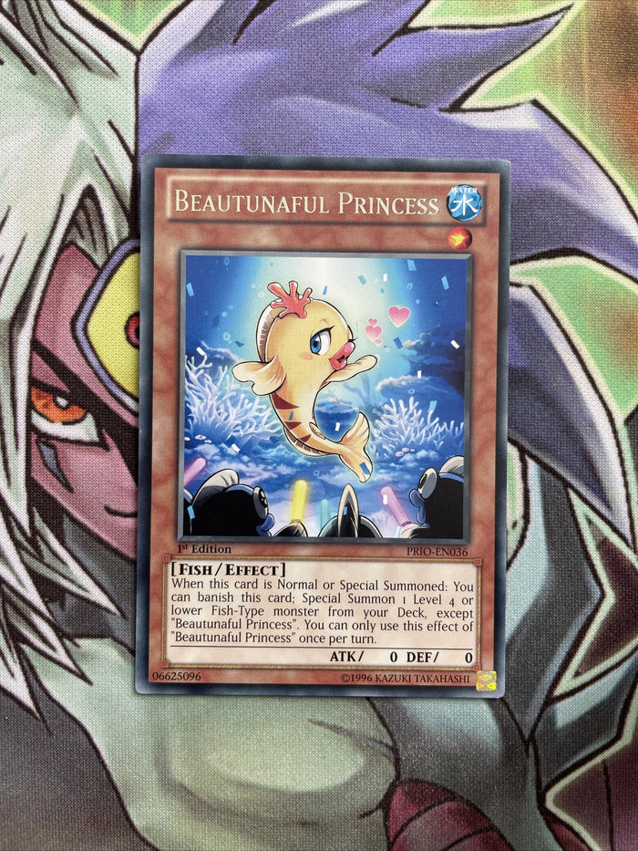 PRIO-EN036 Beautunaful Princess Rare 1st Edition NM Yugioh Card