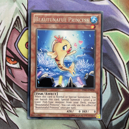 PRIO-EN036 Beautunaful Princess Rare 1st Edition NM Yugioh Card