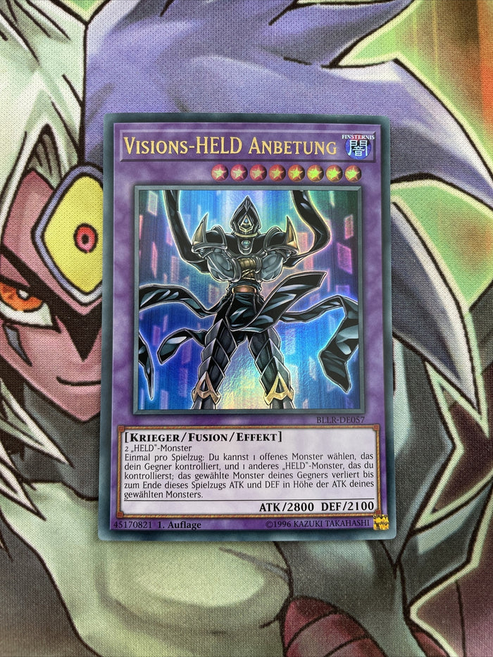 BLLR-DE057 Vision Hero Adoration Ultra GERMAN 1st Edition NM Yugioh Card