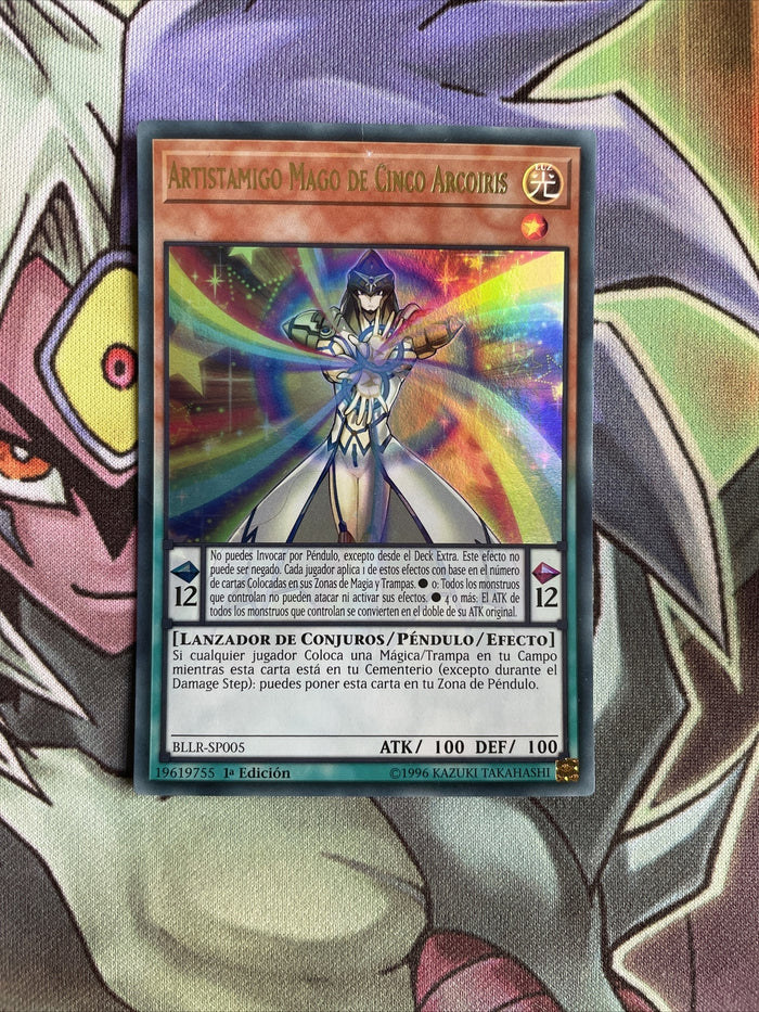 BLLR-SP005 Performapal Five-Rainbow Magician Ultra SPANISH 1st Ed NM Yugioh Card