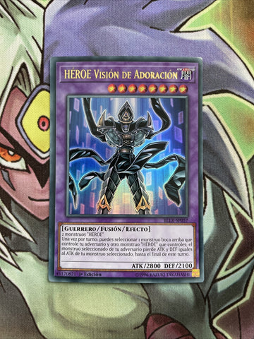 BLLR-SP057 Vision Hero Adoration Ultra Rare Spanish 1st Edition NM Yugioh Card
