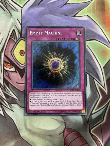 BLRR-EN027 Empty Machine Secret Rare 1st Edition NM Yugioh Card