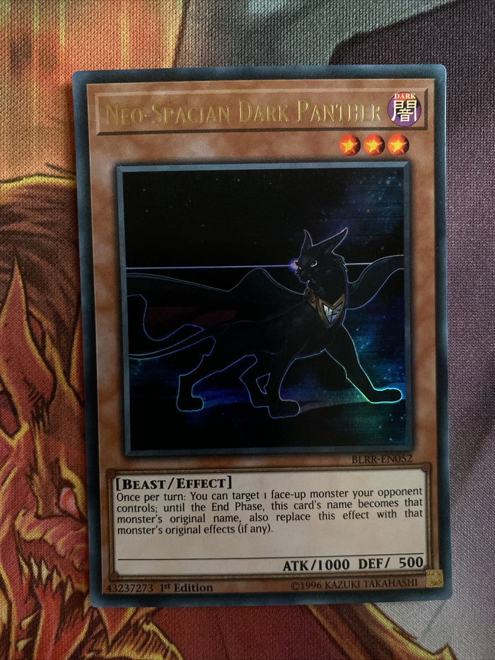 BLRR-EN052 Neo-Spacian Dark Panther Ultra Rare 1st Edition NM Yugioh Card