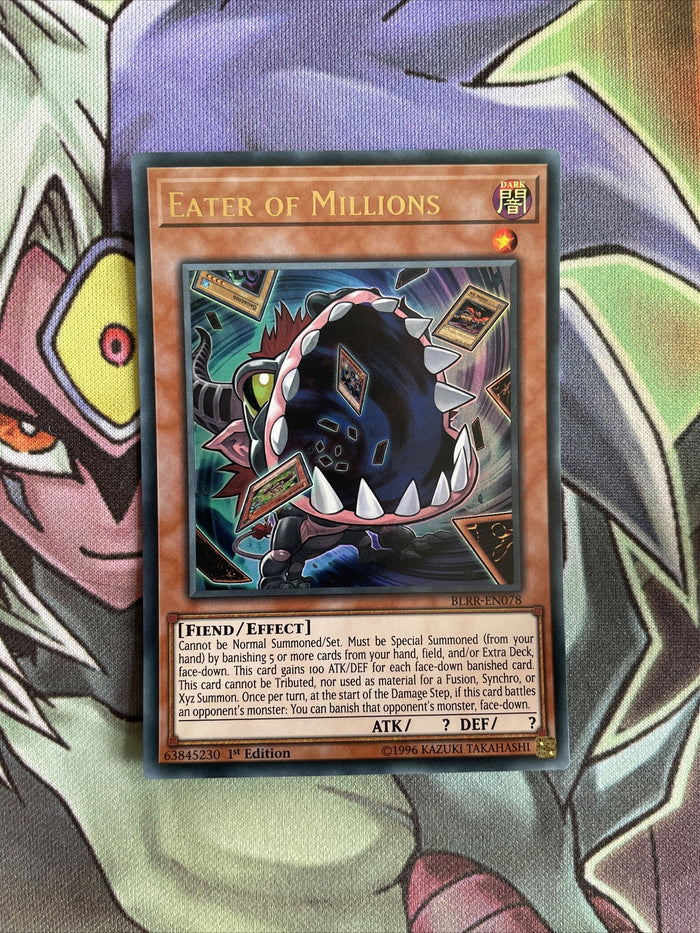 BLRR-EN078 Eater Of Millions Ultra Rare 1st Edition NM Yugioh Card