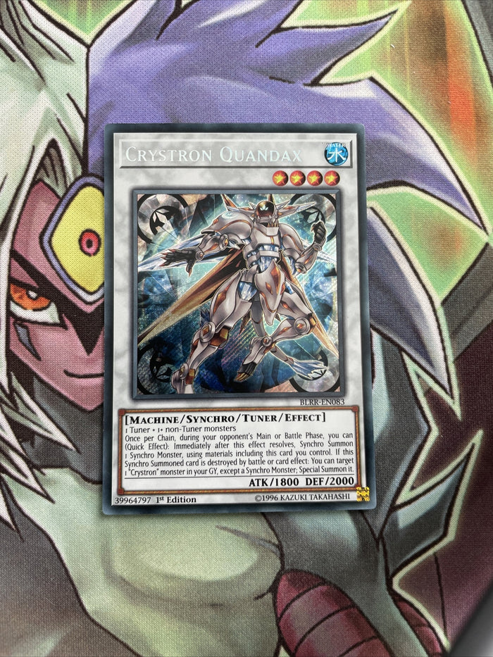 BLRR-EN083 Cystron Quandax Secret Rare 1st Edition NM Yugioh Card