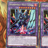 SAST-EN034 x3 Salamangreat Violet Chimera - Rare - 1st Edition Yugioh