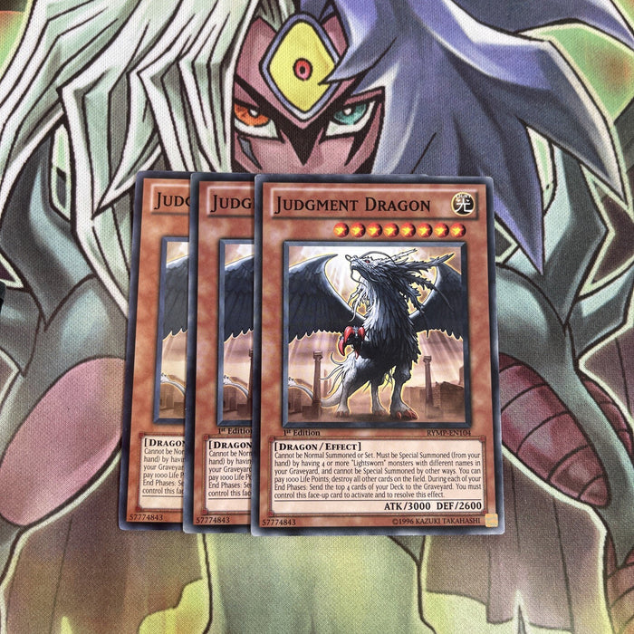 RYMP-EN104 x3 Judgment Dragon Common Excellent Conditon Yugioh