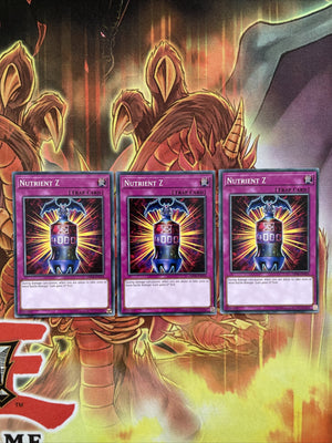 OP08-EN024 - Nutrient Z Yugioh cards OTS pack NM x3