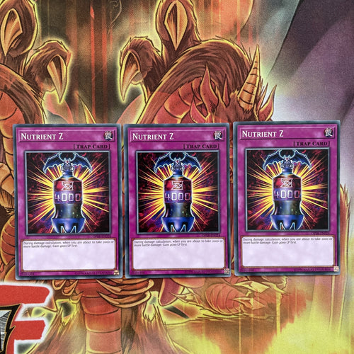 OP08-EN024 - Nutrient Z Yugioh cards OTS pack NM x3
