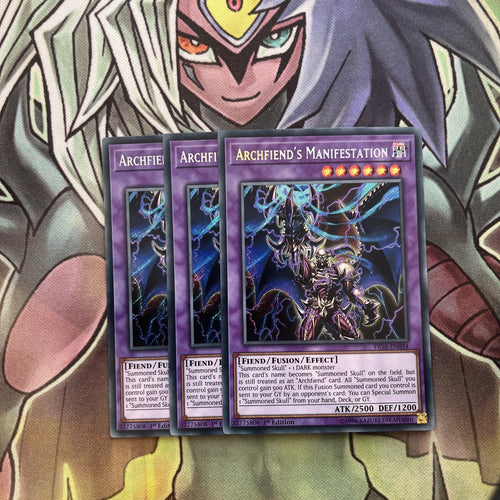 FIGA-EN034 x3 Archfiend's Ascent Secret Rare Excellent Condition Yugioh