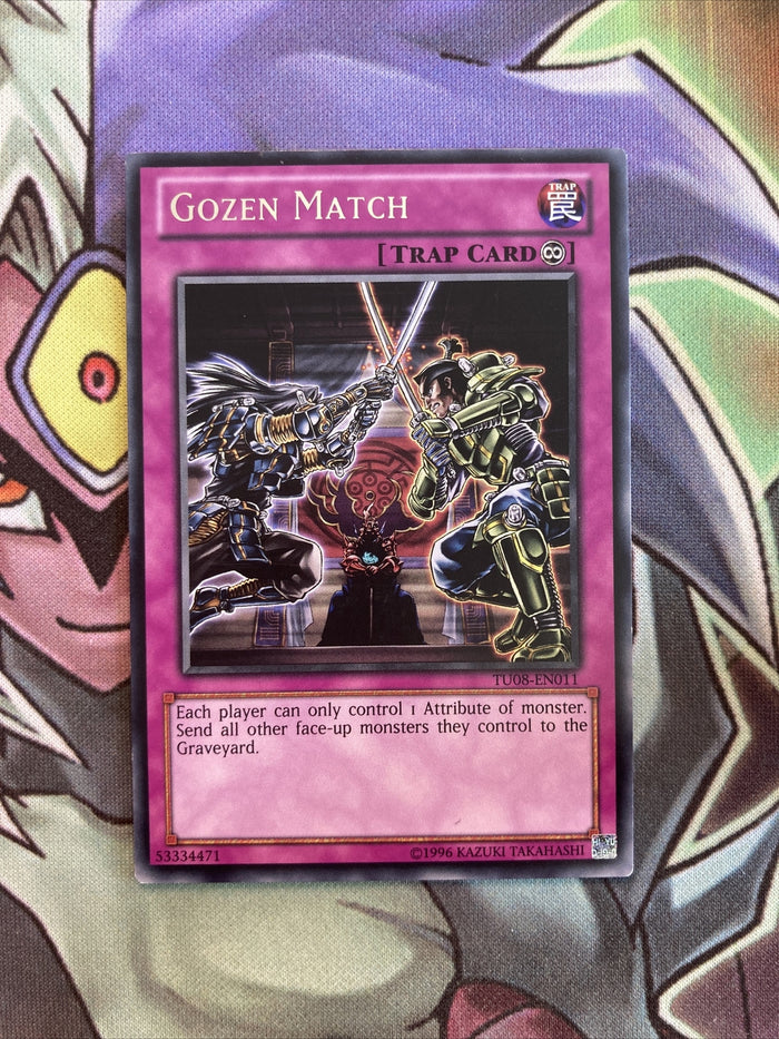 TU08-EN011 Gozen Match Rare UNL Edition NM Yugioh Card