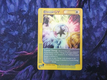 Pokemon Crystal Energy Reverse Holo Aquapolis 146/147 Near Mint Condition