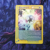 Pokemon Crystal Energy Reverse Holo Aquapolis 146/147 Near Mint Condition