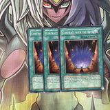 DR1-EN248 x3 Contract with the Abyss Common Excellent Condition Yugioh