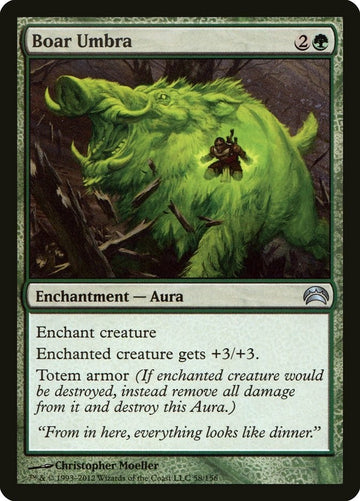Boar Umbra Planechase Excellent Magic MTG