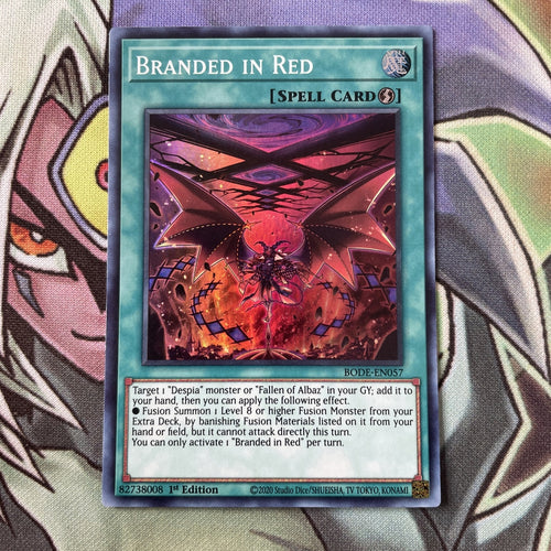 BODE-EN057 Branded In Red Super Rare 1st Edition NM Yugioh Card