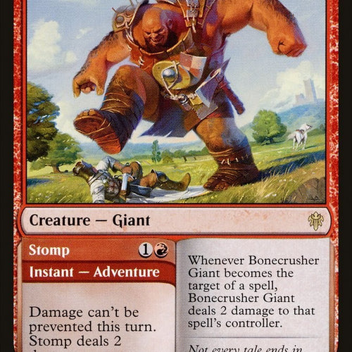 Bonecrusher Giant Throne Of Eldraine Excellent Magic MTG