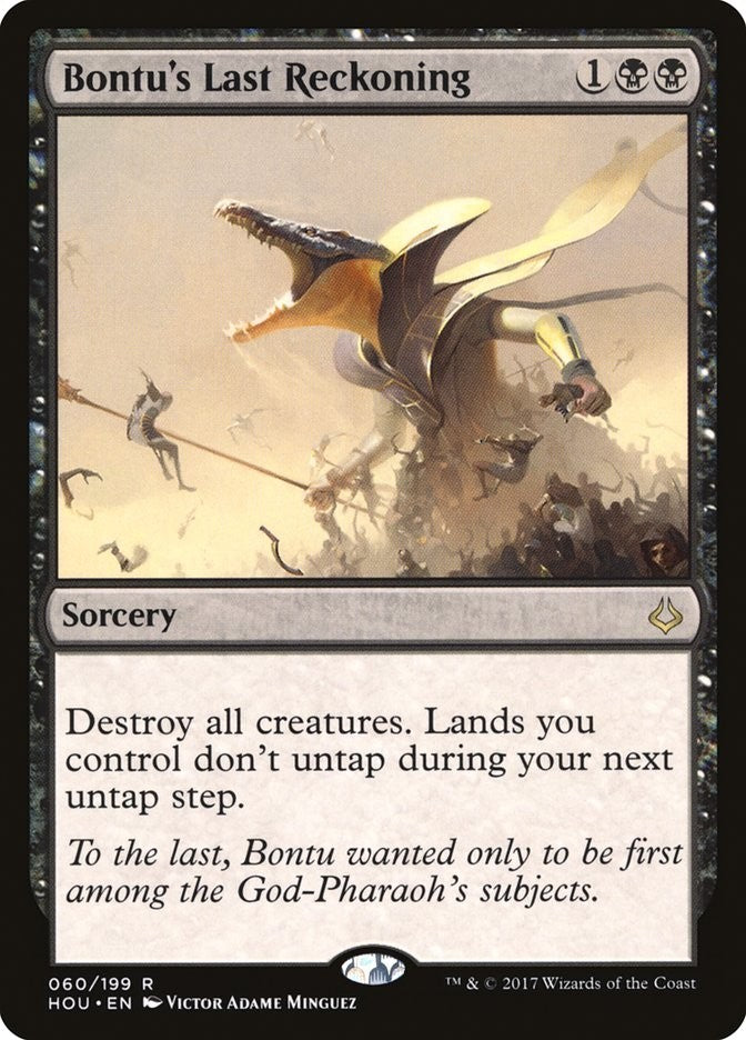 Bontu's Last Reckoning Hour Of Devastation Excellent Magic MTG