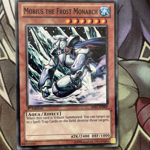 BP01-EN009 Mobius The Frost Monarch Starfoil Rare 1st Edition NM Yugioh Card
