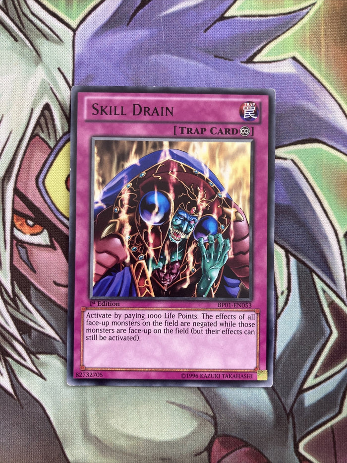 BP01-EN053 Skill Drain Black Rare 1st Edition NM Yugioh Card