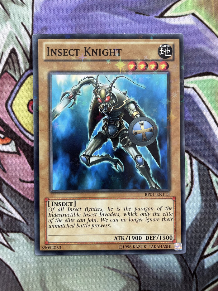BP01-EN115 Insect Knight Starfoil Rare UNL Edition Near Mint Condition Yugioh