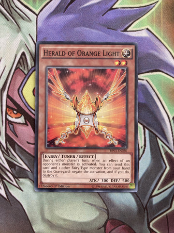 BP03-EN050 Herald Of Orange Light Common 1st Edition NM Yugioh Card