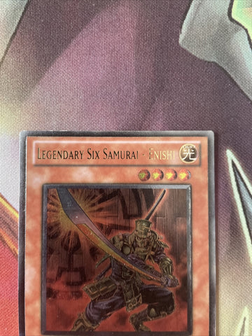 STOR-EN021 Legendary Six Samurai - Enishi - Ultimate Rare - 1st Edition - Yugioh (back)