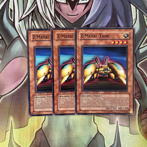 DP2-EN007 x3 Z-Metal Tank Common Excellent Condition Yugioh