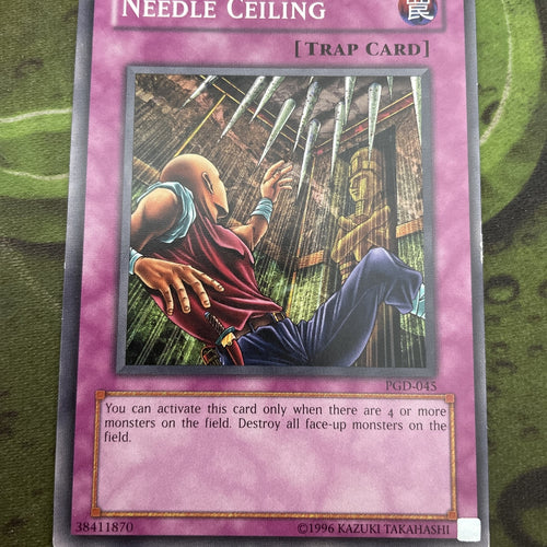 PGD-045 Yugioh Needle ceiling (Light play) Unl edition Common