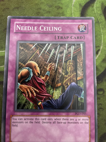 PGD-045 Yugioh Needle ceiling (Light play) Unl edition Common (back)
