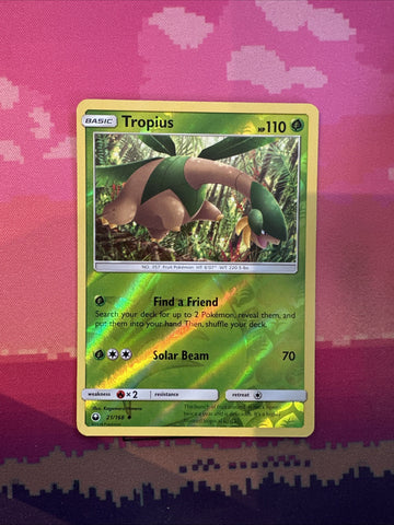Pokemon Card Tropius Celestial Storm Reverse Holo Uncommon 21/168 Near Mint