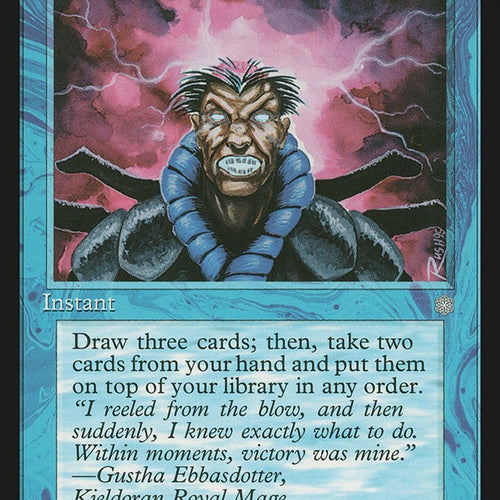 Brainstorm Ice Age Excellent Magic MTG