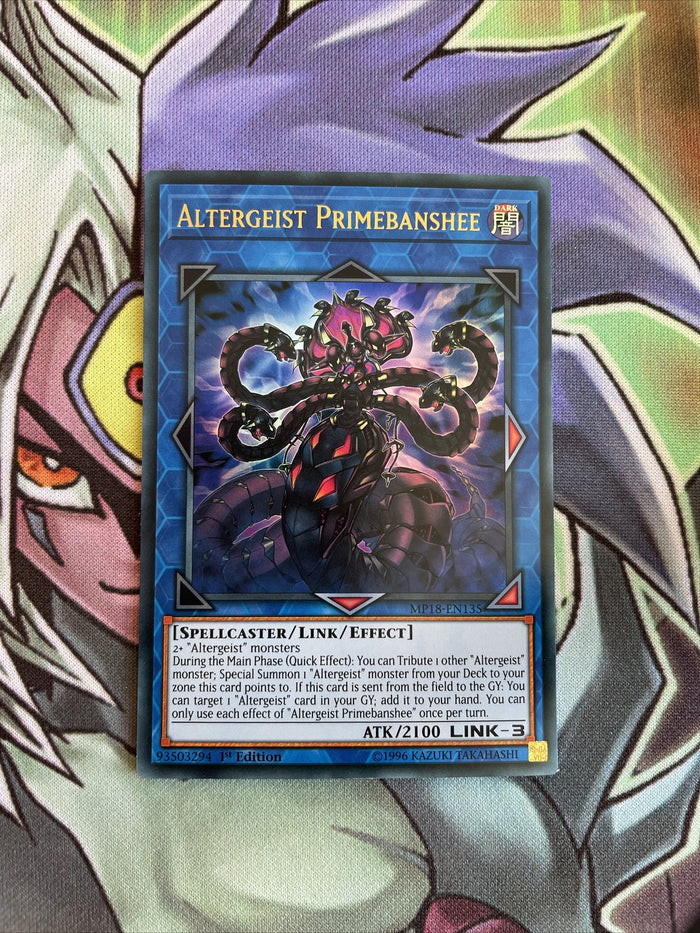 MP18-EN135 Altergeist Primebanshee Ultra Rare 1st Edition NM Yugioh Card