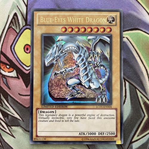 LC01-EN004 Blue-Eyes White Dragon MISPRINT Ultra Rare Limited Edition NM Yugioh